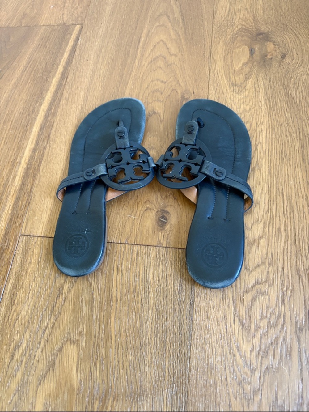 Tory Burch Navy Miller Sandals